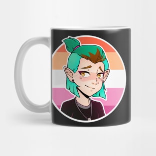 Amity Lesbian Flag Mug